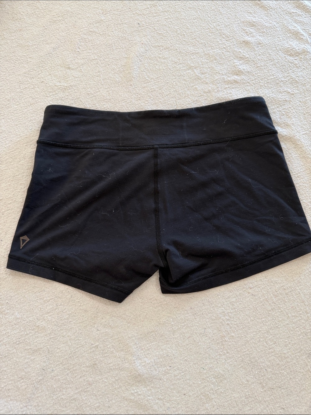 Avia Black Women's Low-Rise Athletic Shorts